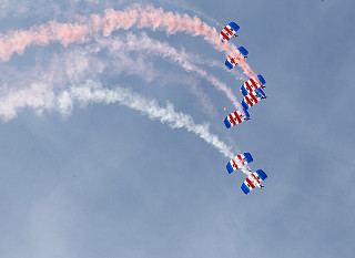 RAF FALCONS SET TO PARACHUTE INTO THE LINCOLNSHIRE SHOW